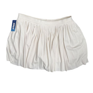 Prince Pickleball Pleated Skort NWT Adult Large White Ivory Built-In Shorts